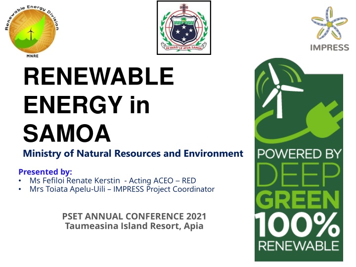Sustainable Energy Initiatives in Samoa's Ministry of Natural Resources and Environment