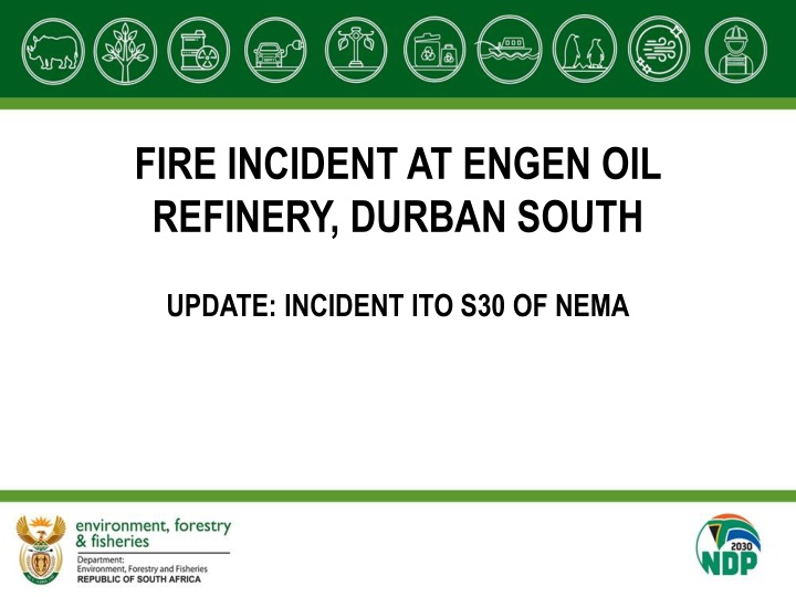 Update on Fire Incident at Engen Oil Refinery in Durban, South Africa