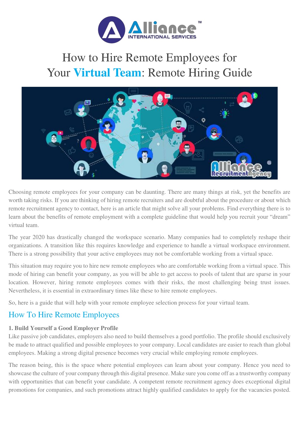 how to hire remote employees for your virtual l.w