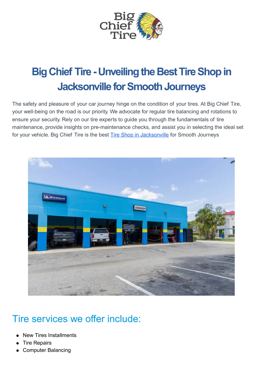 big chief tire unveiling the best tire shop n.