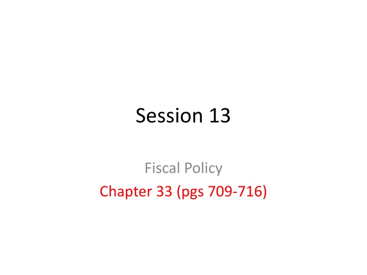 Fiscal Policy: A Comprehensive Overview