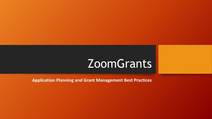 Comprehensive Overview of ZoomGrants: Application Planning and Grant Management Best Practices