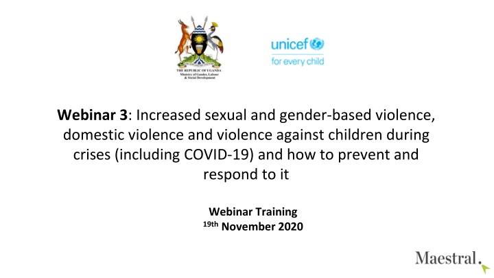 Addressing Increased Violence During Crises: Webinar Insights