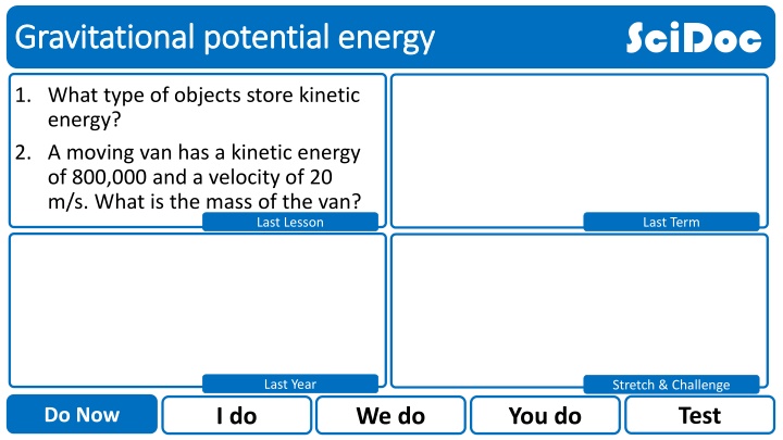 Gravitational Potential Energy