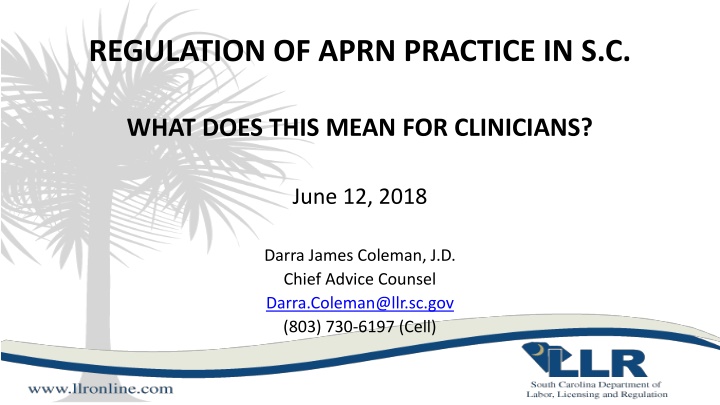 The Impact of APRN Regulation in South Carolina
