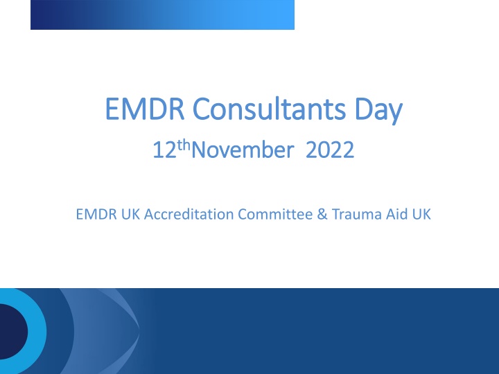 EMDR Consultants Day and Accreditation Process Overview