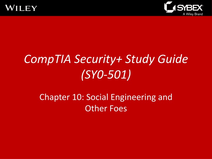 Social Engineering and Physical Security Controls
