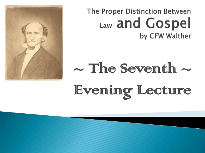 The Art of Distinguishing Law and Gospel