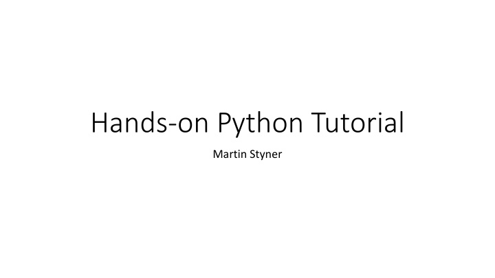 Python Essentials