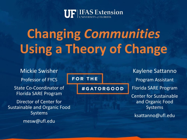 Enhancing Community Systems Through a Theory of Change