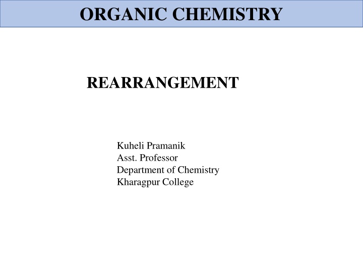 Hofmann Rearrangement: Mechanism, Stereochemistry, and Key Steps