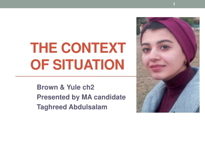 The Importance of Context in Linguistic Interpretation