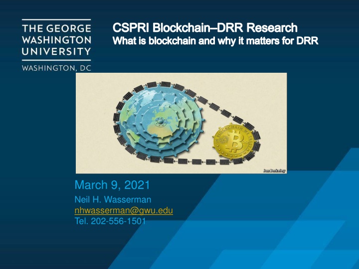 Blockchain for Disaster Risk Reduction (DRR) Processes: Enhancing Response and Resilience