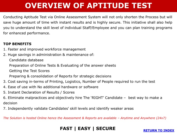 Online Aptitude Test Management: Benefits and Implementation