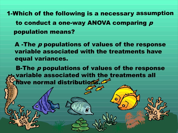 ANOVA in Experimental Design