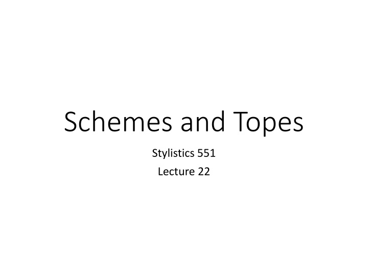 Unveiling the Intricacies of Schemes and Tropes in Stylistics