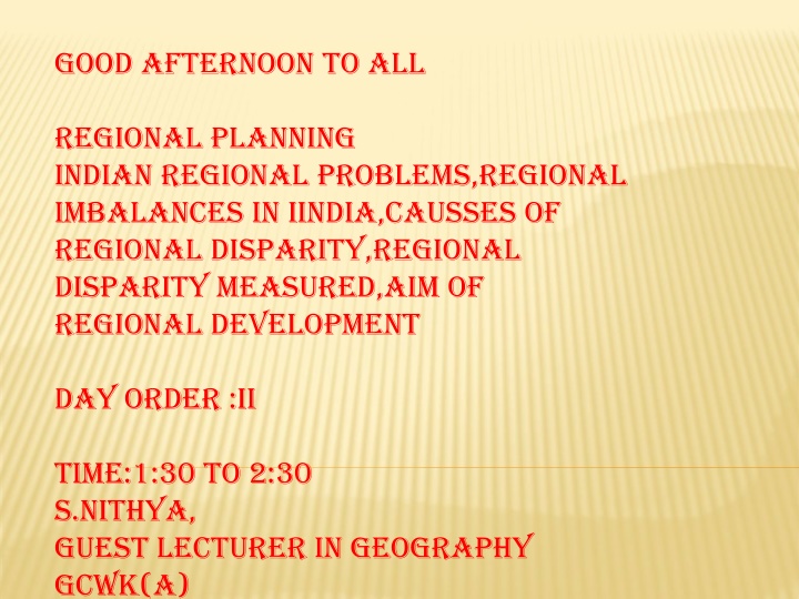 Regional Disparities: Causes and Impacts in India