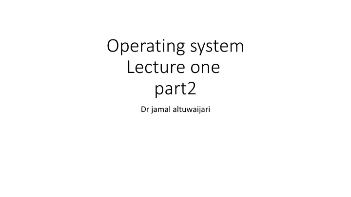 Evolution of Operating Systems over the Decades