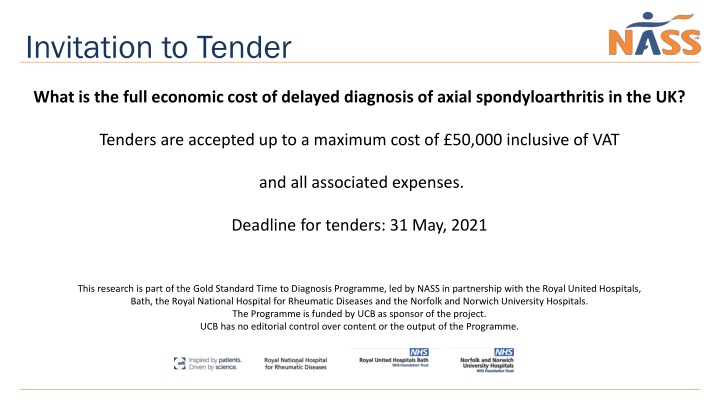 The Economic Impact of Delayed Diagnosis of Axial Spondyloarthritis in the UK
