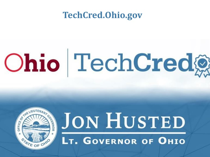 Overview of TechCred Program in Ohio