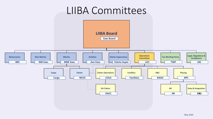 Overview of LIIBA Committees and Executive Board