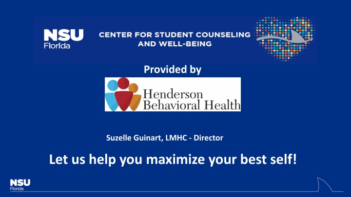 Counseling Services for Students at Davie Main Campus