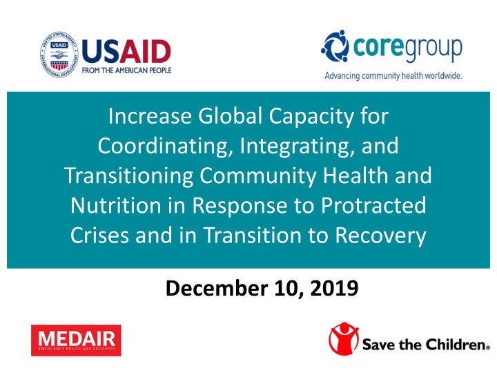 Strengthening Health Systems in Protracted Crises and Transition to Recovery