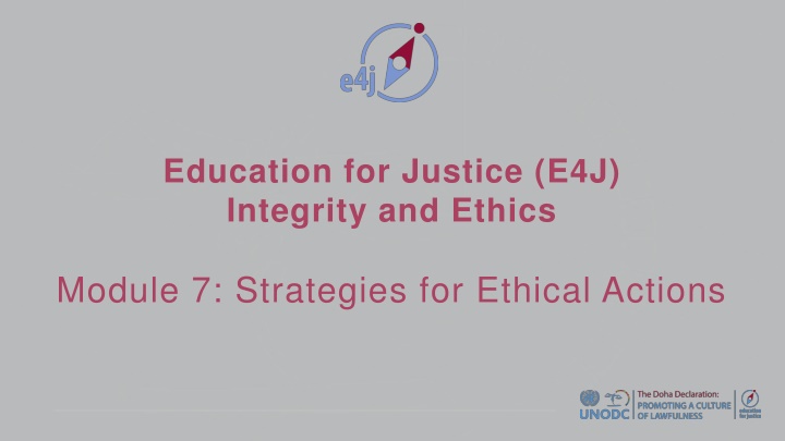 Strategies for Ethical Actions: Enhancing Integrity and Values in Organizations