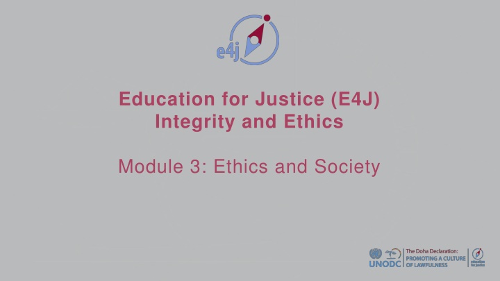Ethics and Society: Importance and Impact on Human Cooperation
