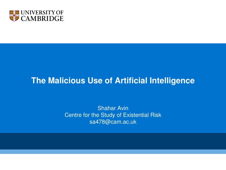 The Malicious Use of Artificial Intelligence and its Security Risks