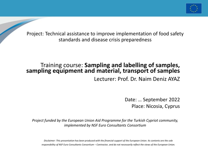 Enhancing Food Safety Standards and Crisis Preparedness