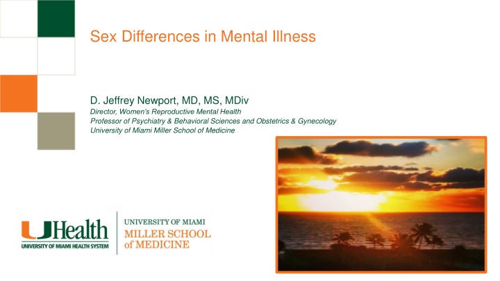 Sex Differences in Mental Illness and Its Impact