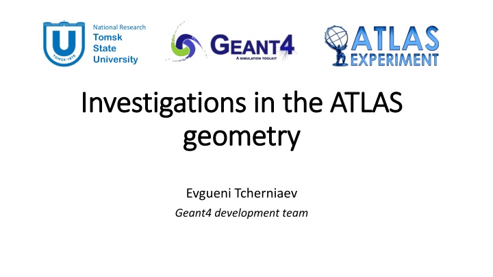 Insights from Geant4 Development Team on ATLAS Geometry Investigations