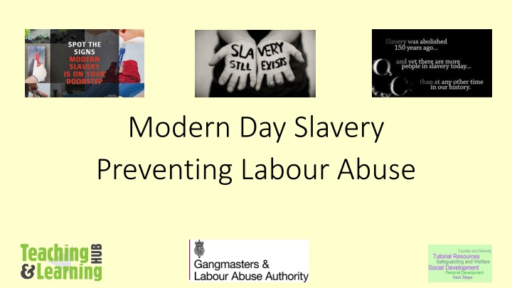 Modern Day Slavery and Labor Exploitation