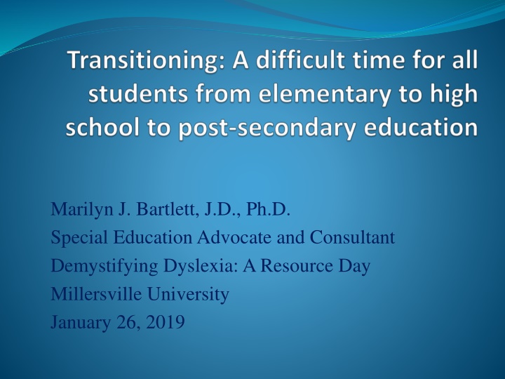 Navigating Transitions in Special Education Advocacy