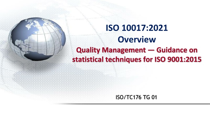 ISO 10017:2021 Overview - Statistical Techniques for Quality Management