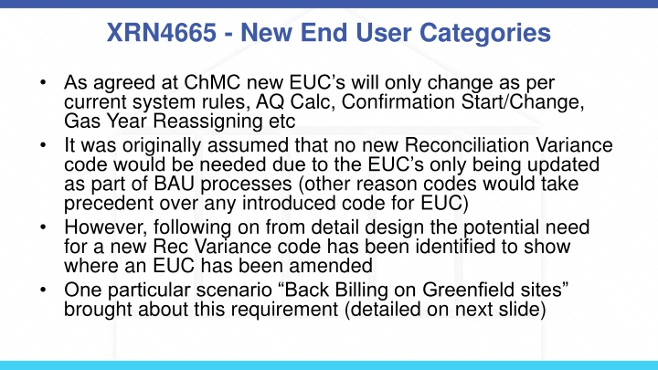 Proposed Approach for Handling Changes in End User Categories