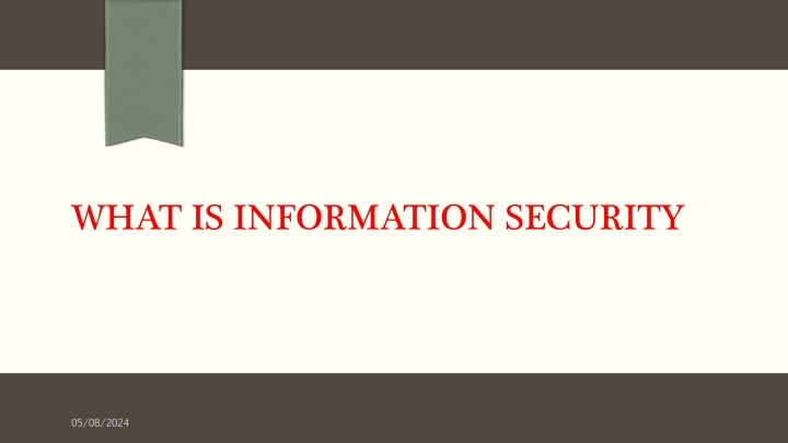 Information Security Basics