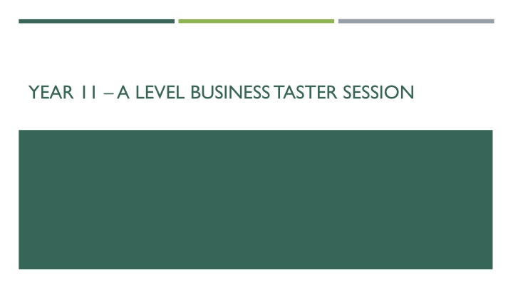 A-Level Business: Course Overview and Exam Preparation
