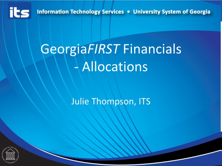 Allocations in Financial Management