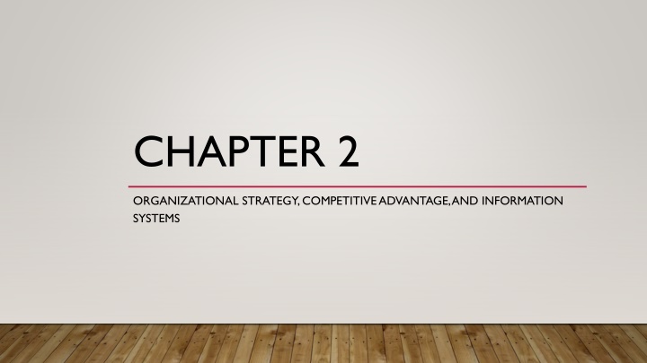Business Strategy: Competitive Analysis and Models