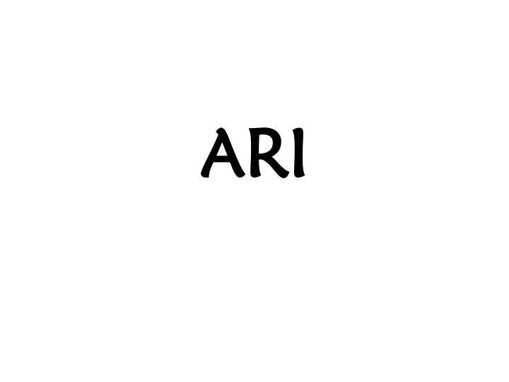 Acute Respiratory Infections (ARI)