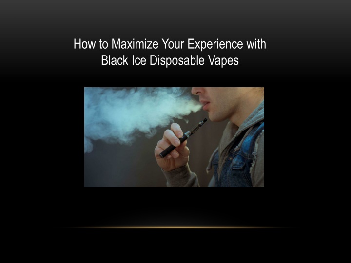 how to maximize your experience with black n.w