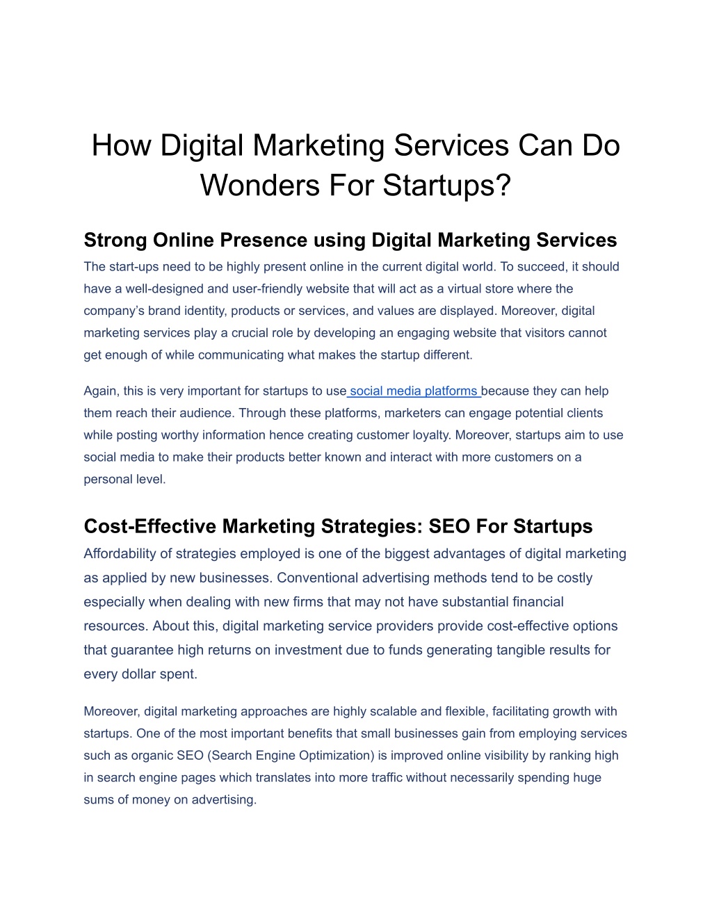 how digital marketing services can do wonders l.w