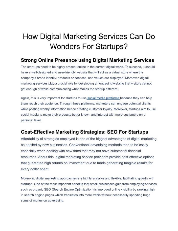 how digital marketing services can do wonders n.w