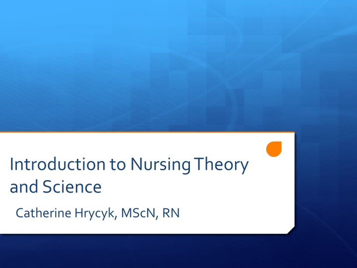 Nursing Theory and Science Essentials