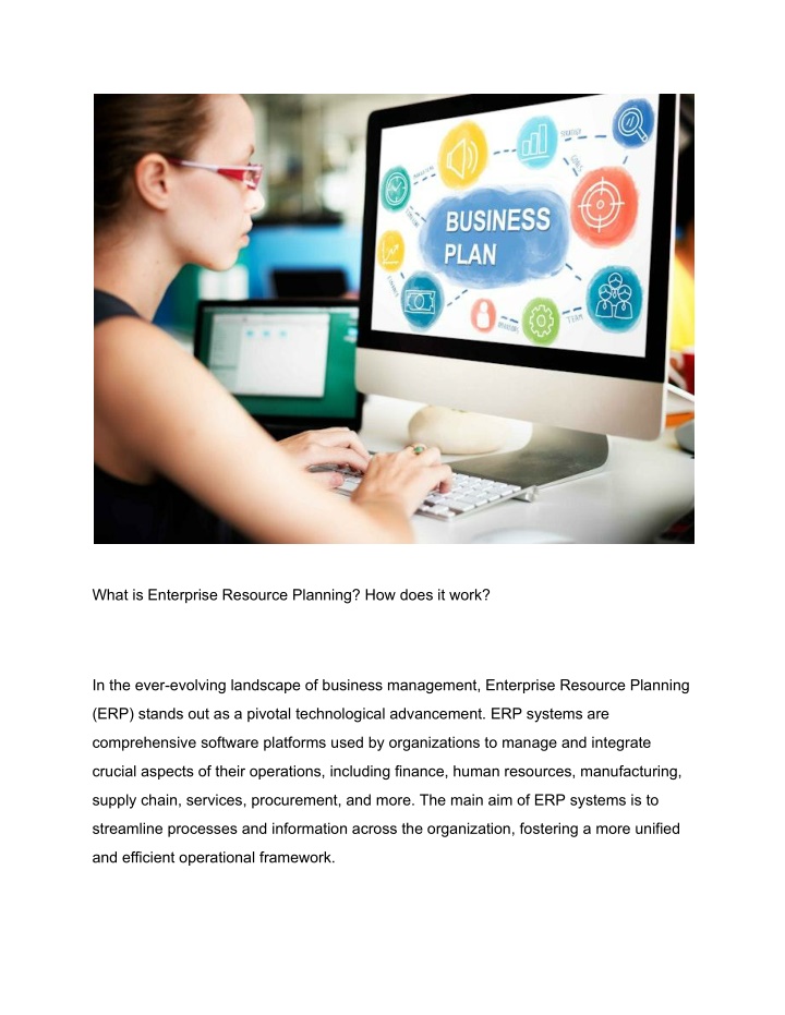 what is enterprise resource planning how does n.w
