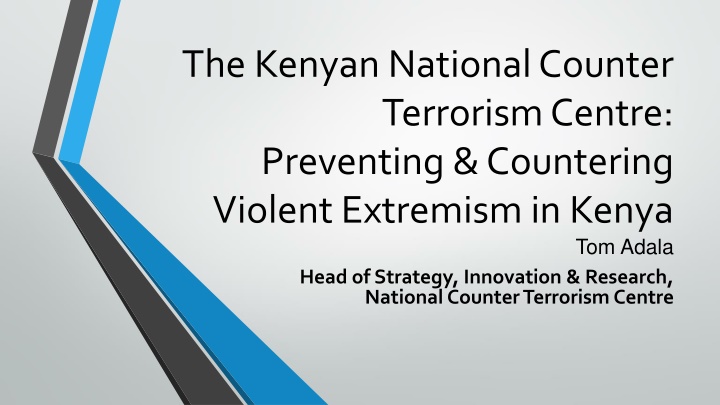 Preventing & Countering Violent Extremism in Kenya: The NCTC Efforts