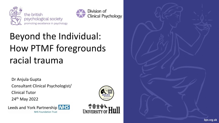 Racial Trauma and Social Inequalities in Mental Health Settings