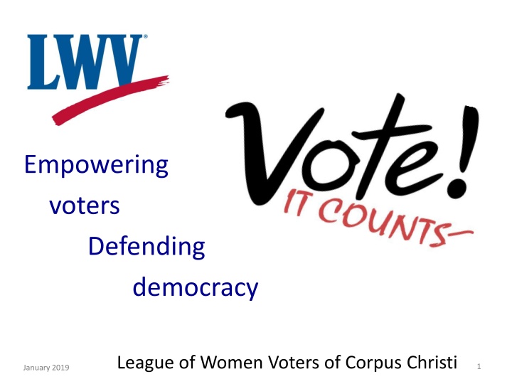 Empowering Voters and Defending Democracy: League of Women Voters Initiatives